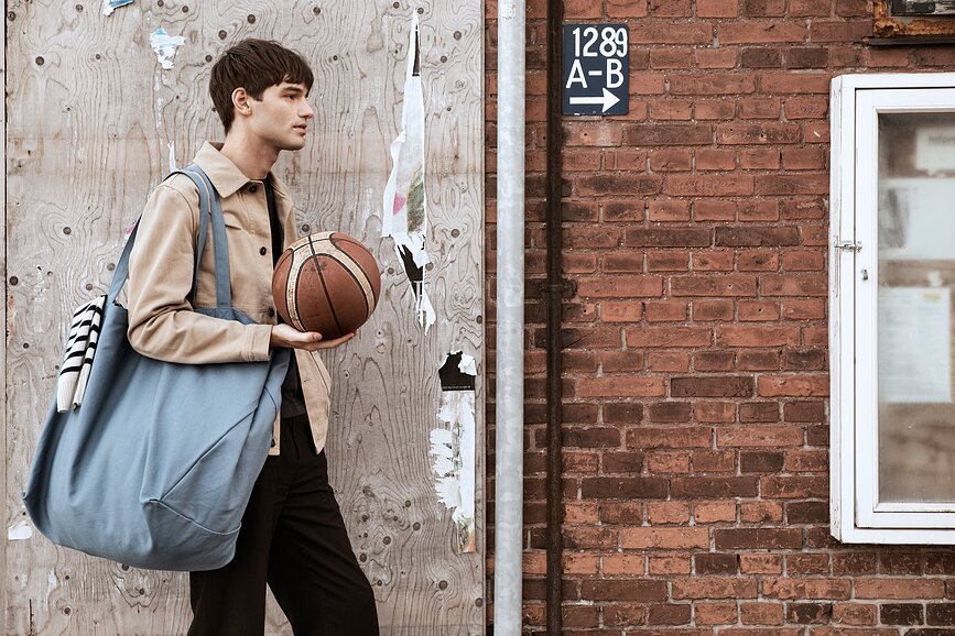 Big Long Sac, gris-bleu