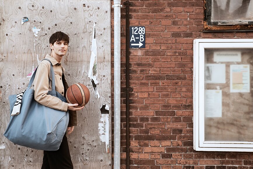 Big Long Sac, gris-bleu