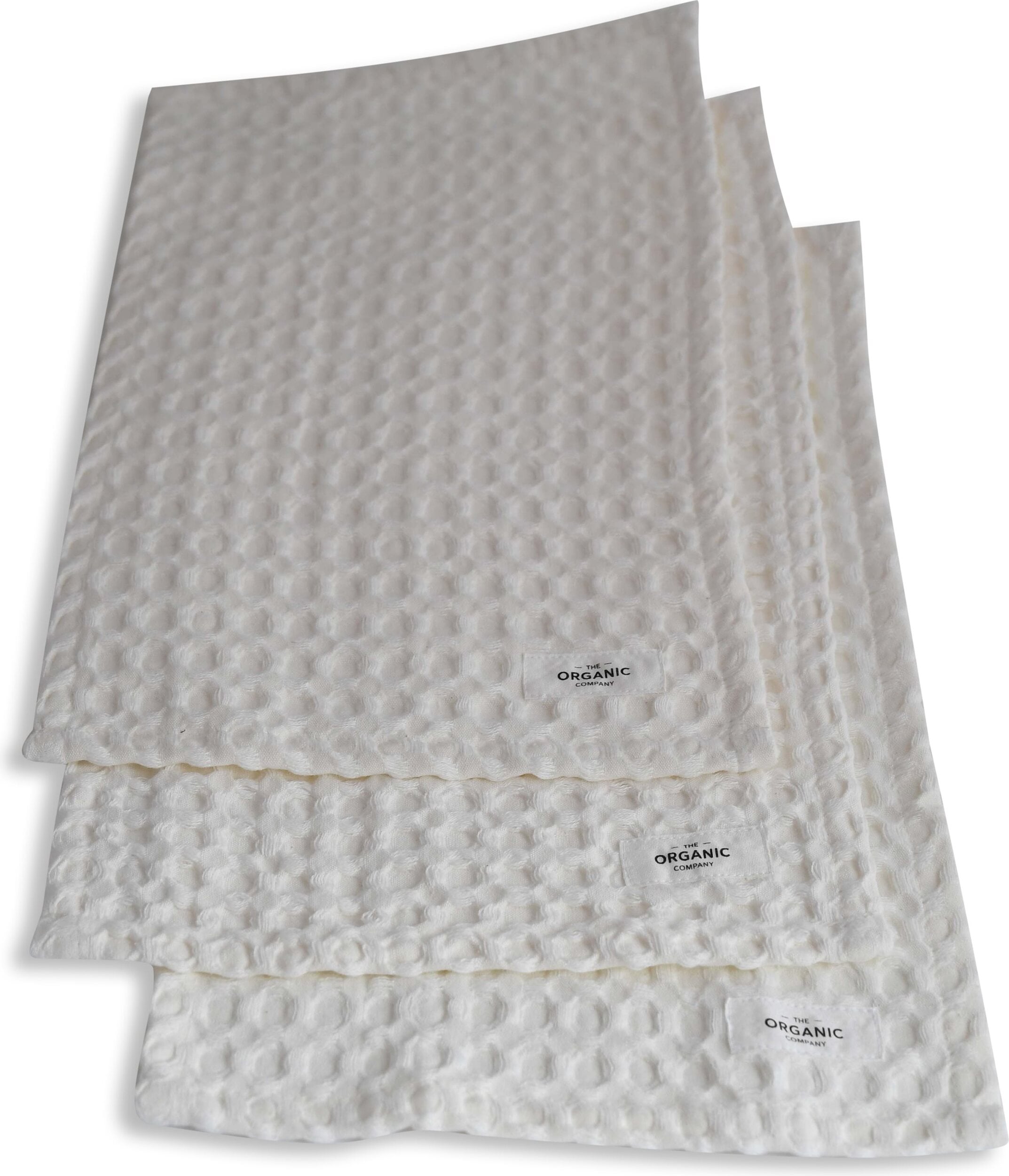 Big Waffle Geschirrtücher 25 x 40 cm weiß