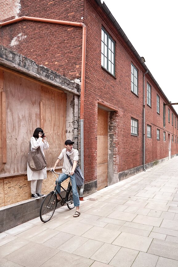 Bolsa de compra de malla, gris