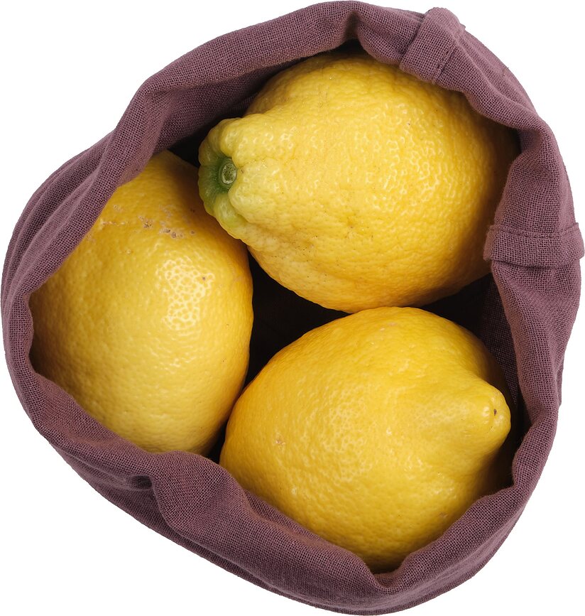 Bolsa para verduras y frutas The Organic Company, Talla M, beige claro