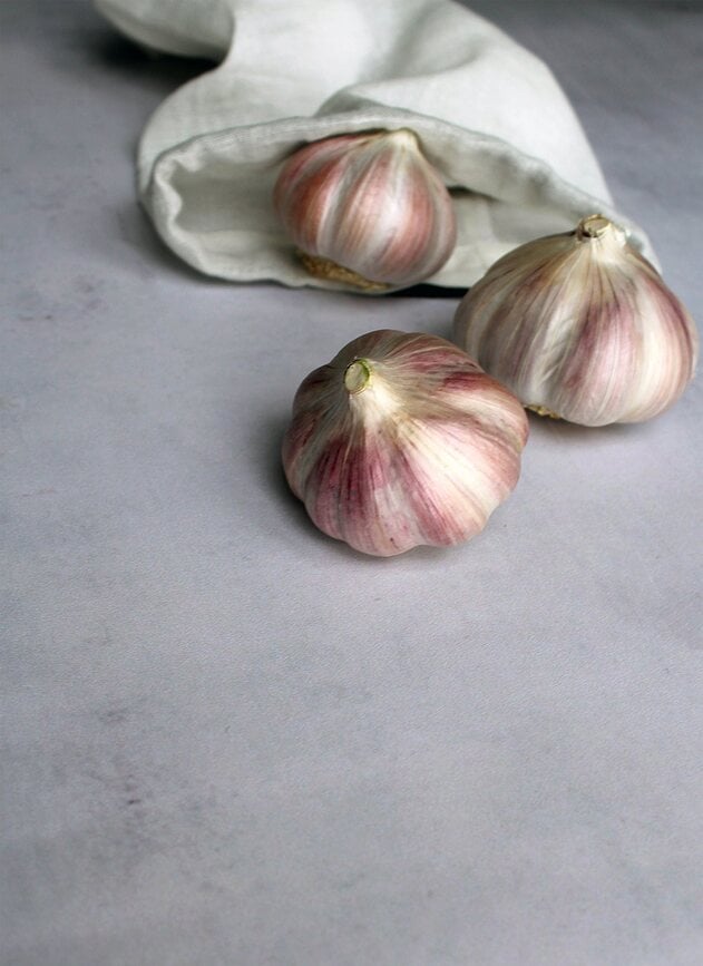 Bolsa para verduras y frutas The Organic Company, talla S, burdeos