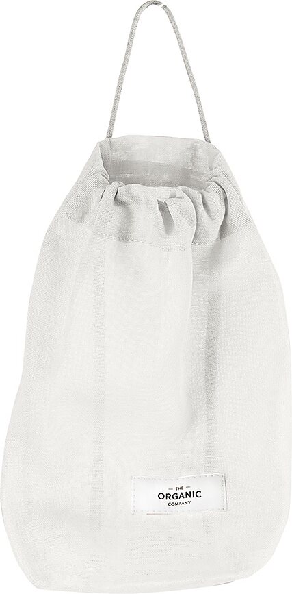 Bolsa reutilizable para frutas y verduras The Organic Company, Talla S, blanca