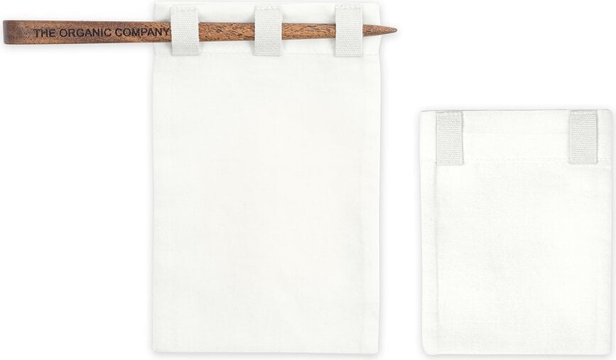 Bolsitas de Té Reutilizables The Organic Company, tamaños S/M, Set de 3 piezas