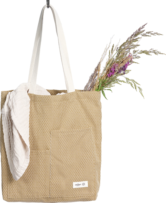 Borsa tote Piqué beige