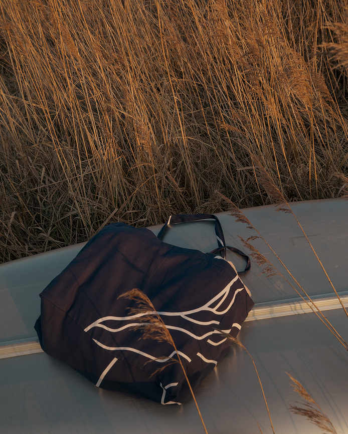 Borsa tote Reconnect blu scuro