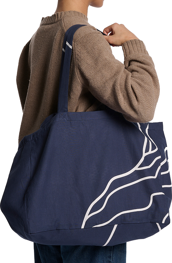 Borsa tote Reconnect blu scuro