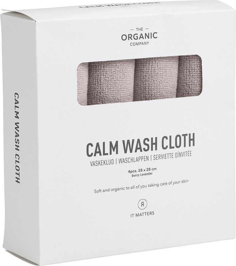 Calm Brisačke za obraz ali roke, 28 x 28 cm, sivka, 4 kosi