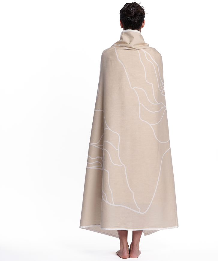 Coperta Reconnect 140 x 180 cm, beige