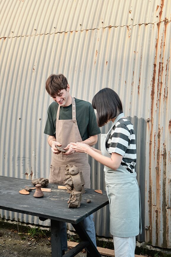 Delantal de cocina Creative and Garden, verde oscuro