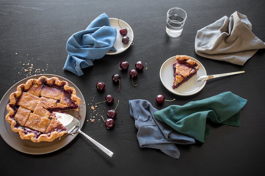 Dinner Πετσέτες, 35 x 40 cm, λευκές, 4 τμχ