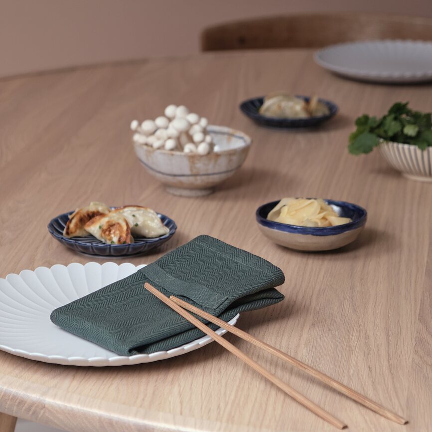 Dinner Serviete, 35 x 40 cm, bele, 4 kosi