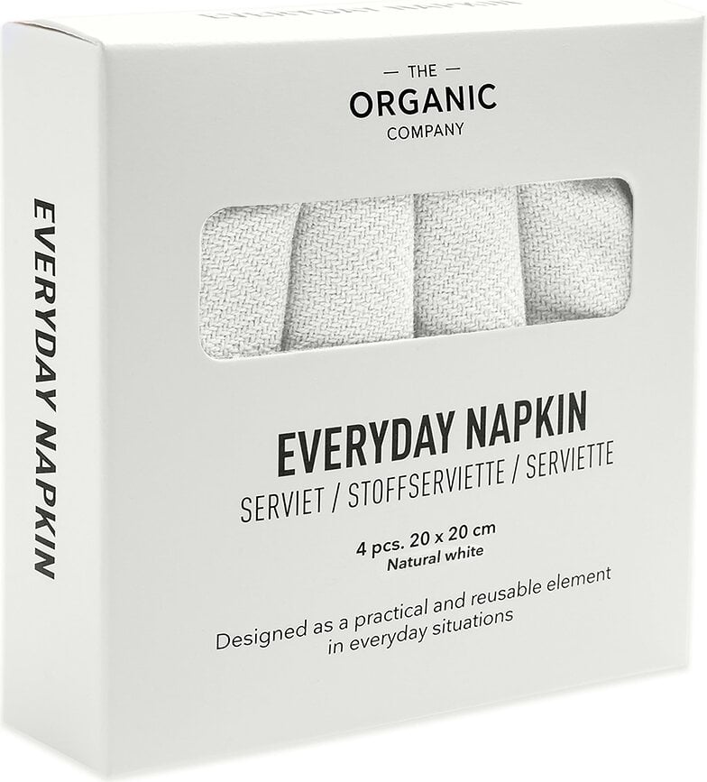Everyday Πετσέτες, 20 x 20 cm, λευκές, 4 τμχ
