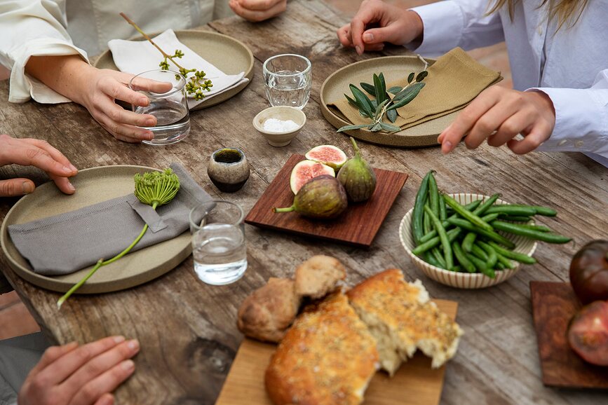 Everyday Serviete, 20 x 20 cm, svetlo bež, 4 kosi