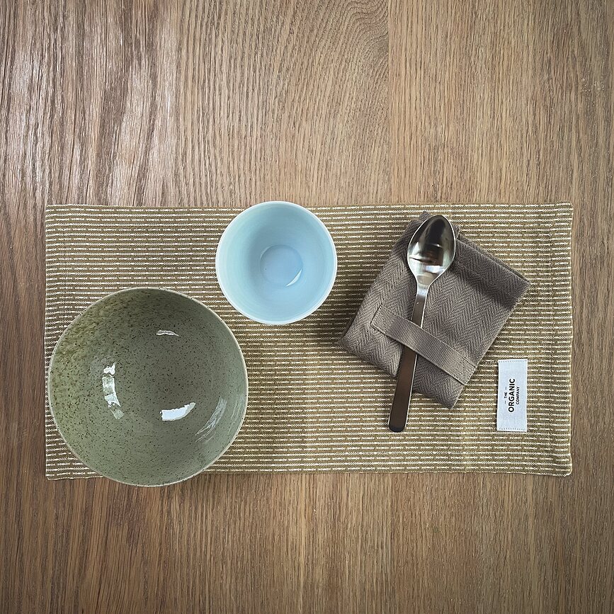 Everyday Serviettes 20 x 20 cm, beige clair, Lot de 4