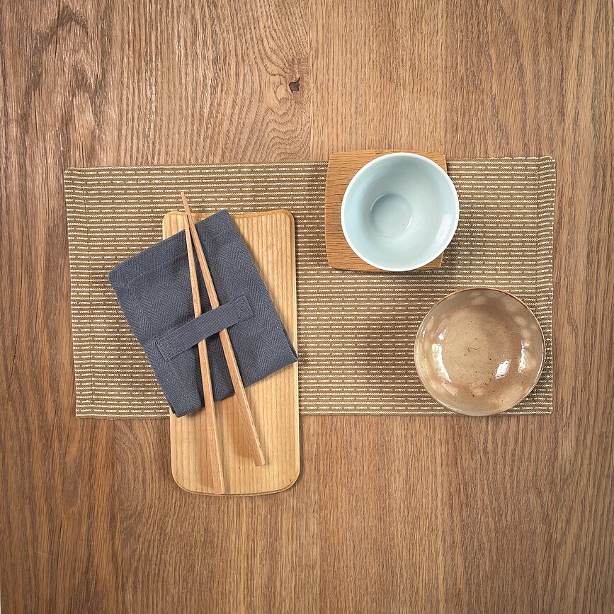 Everyday Serviettes 20 x 20 cm, beige clair, Lot de 4