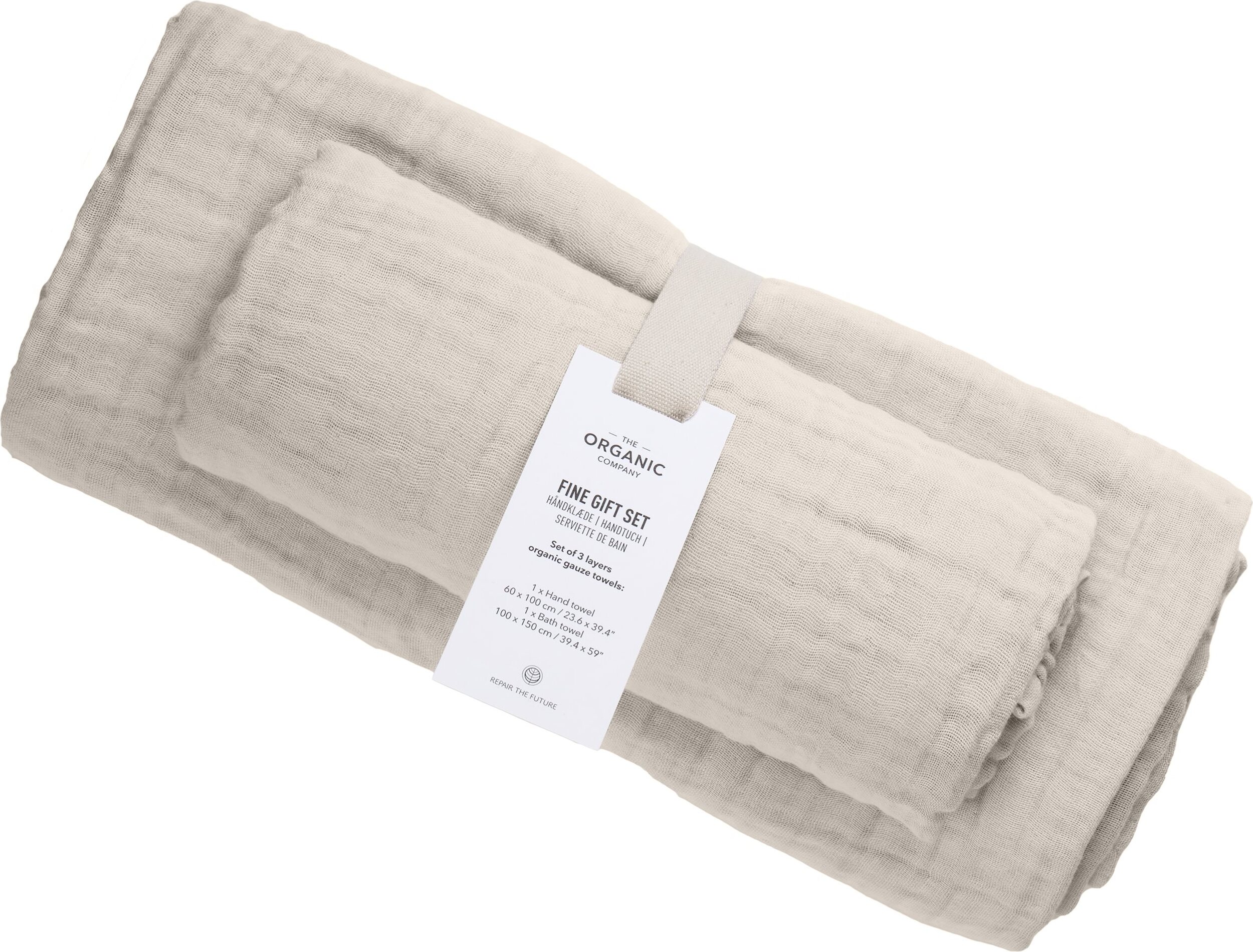 Fine Handtücher hellbeige 2 St.
