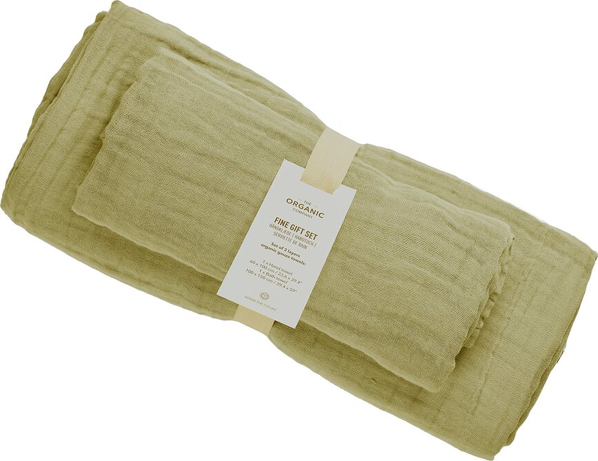 Fine Πετσέτες, μελί, 2 τμχ