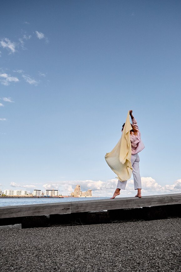 Fine Serviette de Bain 100 x 150 cm, lavande