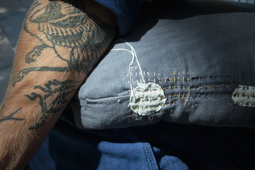 Kit de Reparación de Hilos The Organic Company, colores tierra