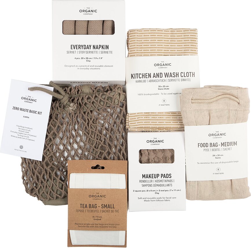 Kit Zéro Déchet pour la Maison, Set 6 pièces