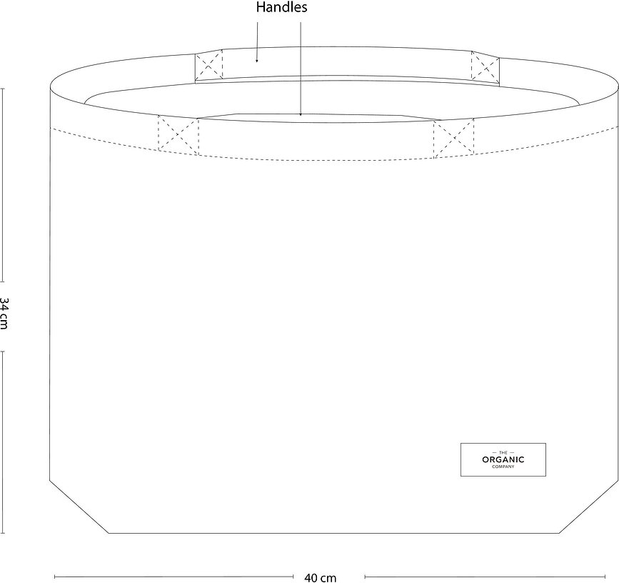 My Organic Torba za kupovinu svijetlobež