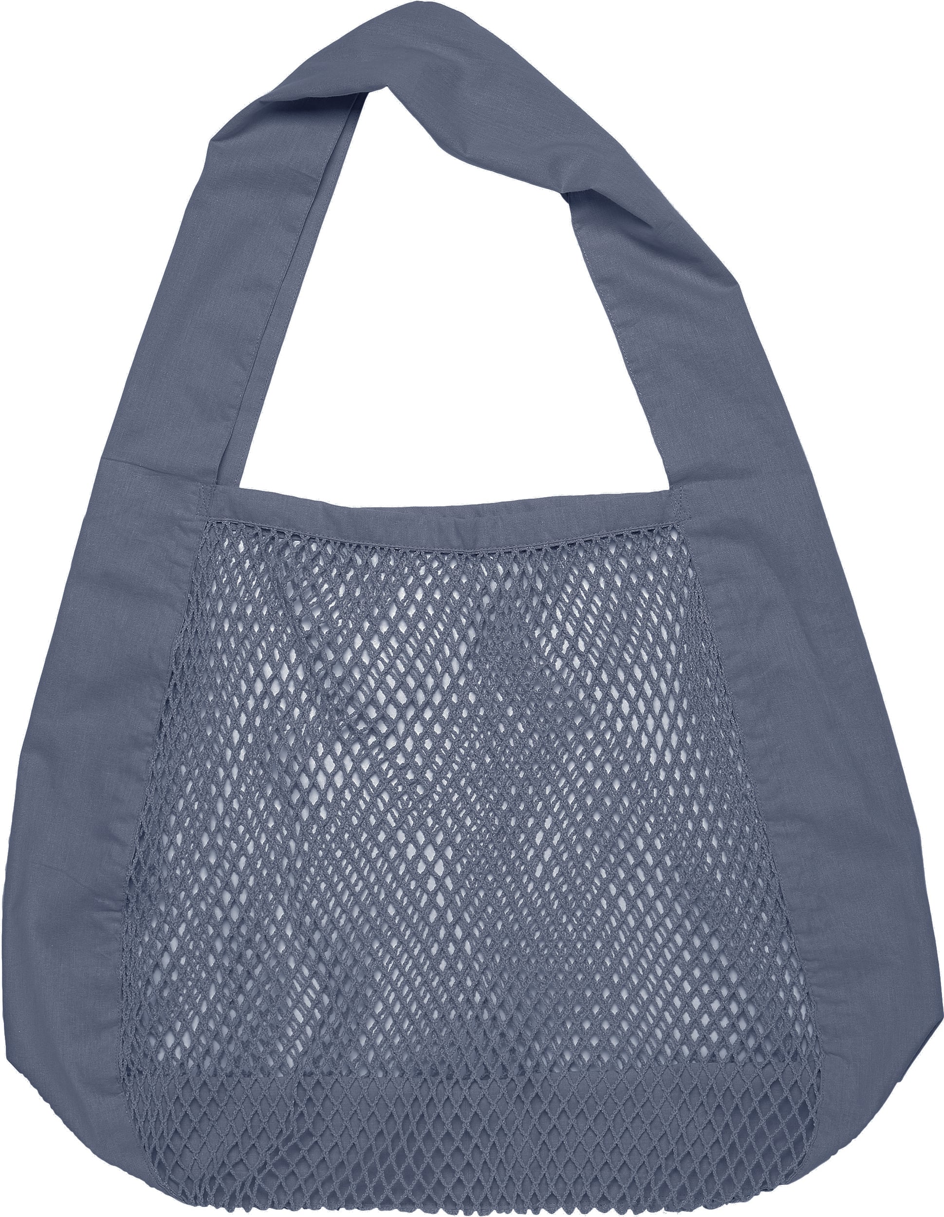 Net Einkaufstasche, graublau