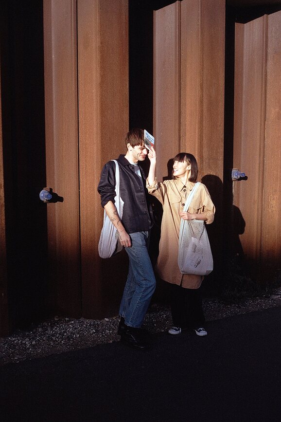 Net Sac de courses, gris