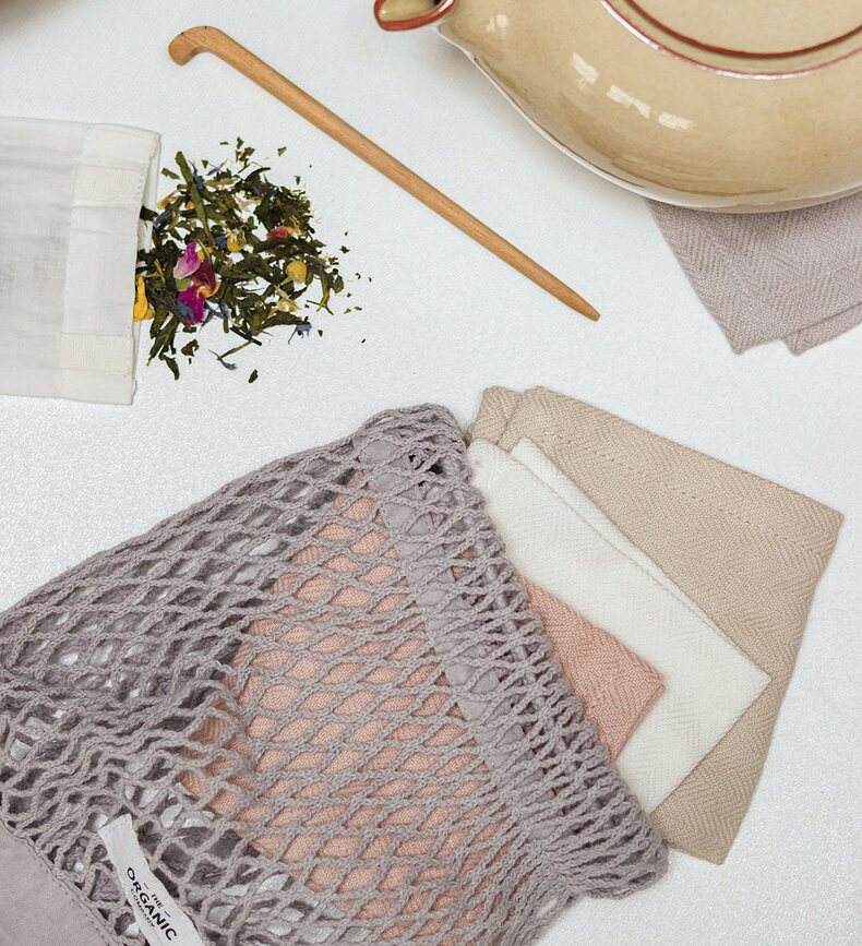 Net M Sac en Filet à Légumes et Fruits, taille M, vert foncé