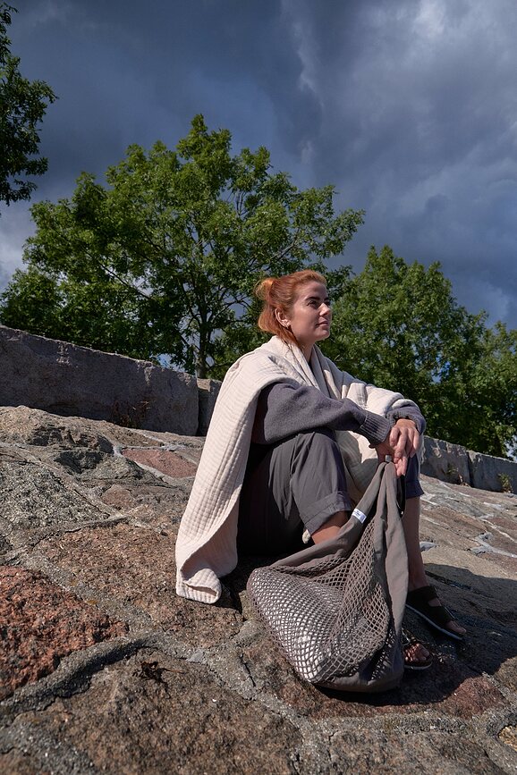 Net Τσάντα Αγορών, γκρι