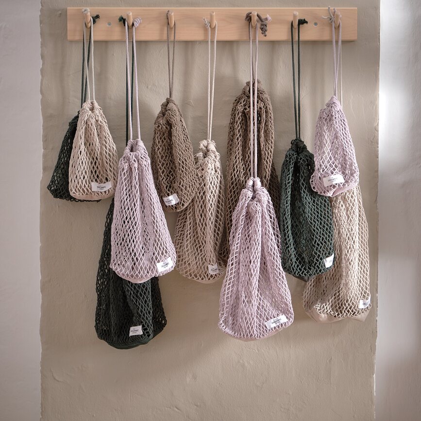 Net Vrečka za zelenjavo ali sadje, velikost L, sivka