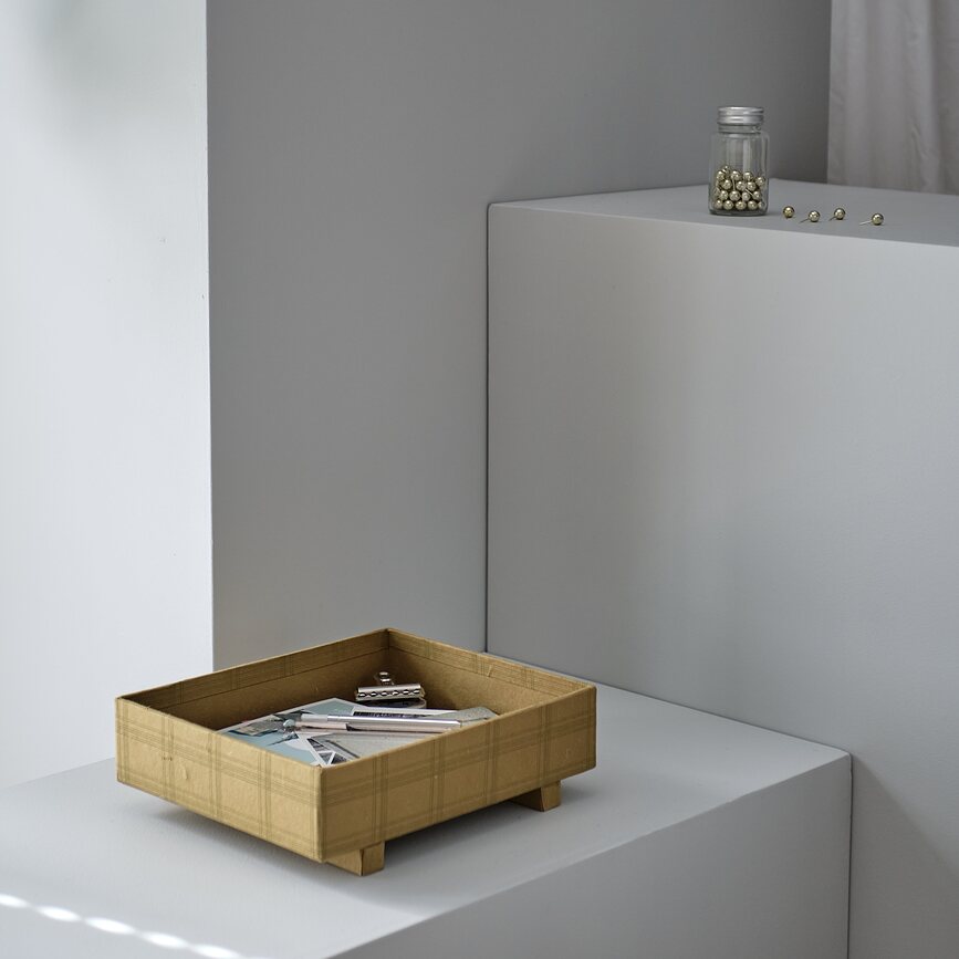 Organizadores Gyo, beige y rosa, Pack de 3