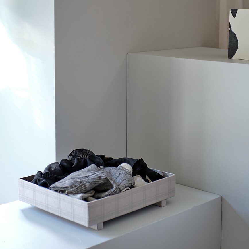 Organizadores Gyo, beige y rosa, Pack de 3