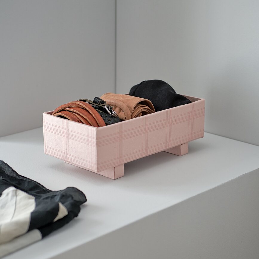 Organizadores Gyo, beige y rosa, Pack de 3