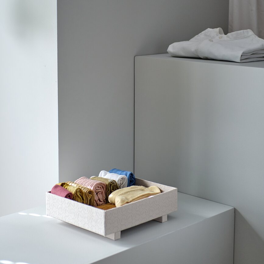 Organizadores Totoru, beige, 3 unidades