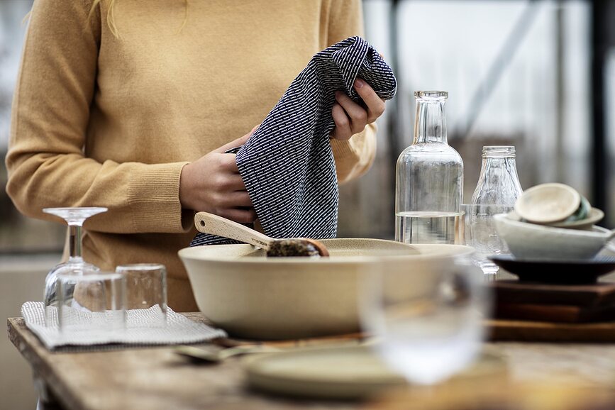 Paño de Cocina Little, 35 x 60 cm, gris