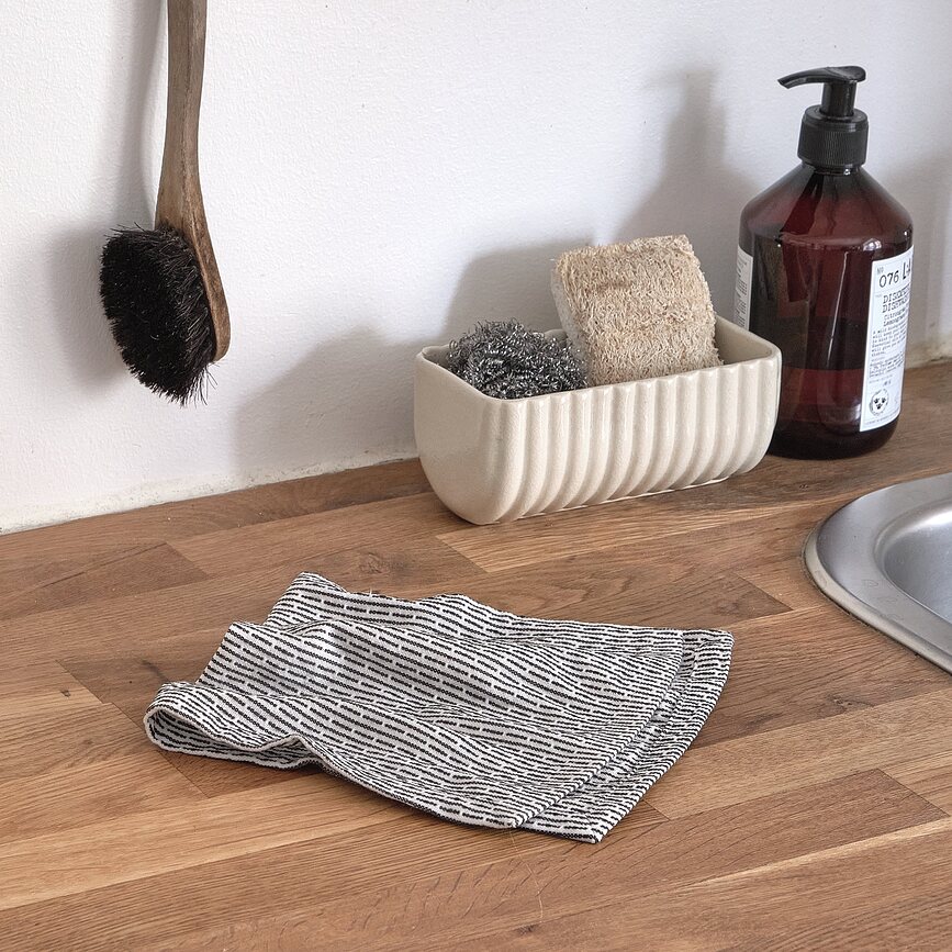 Paños de cocina Urban, 18 x 35 cm, grises, 3 unidades