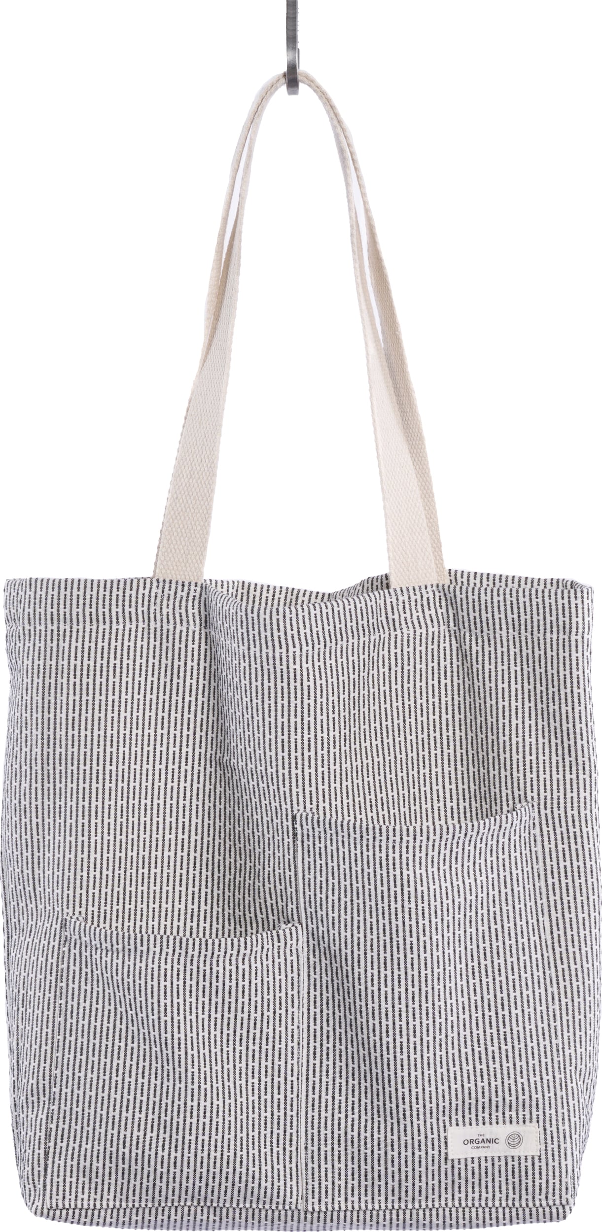 Piqué Tote Bag, hellgrau