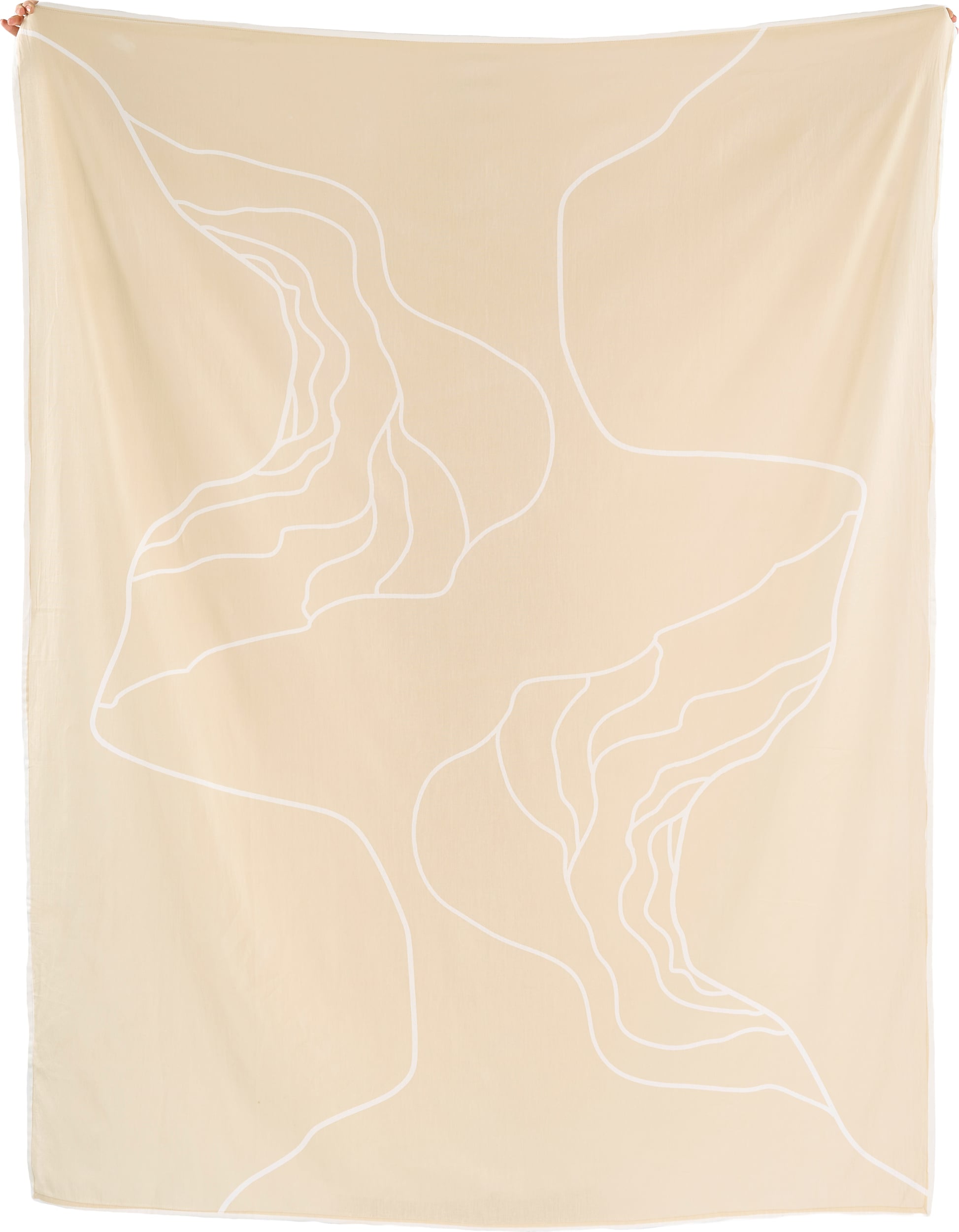 Reconnect Decke 140 x 180 cm, hellgelb