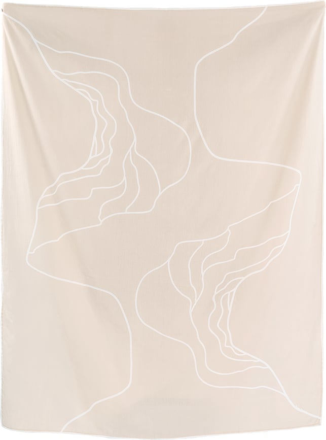 Reconnect tæppe 140 x 180 cm, beige