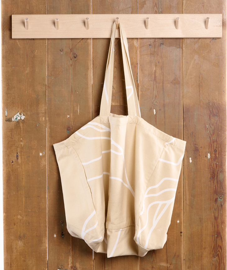Reconnect tygkasse, beige