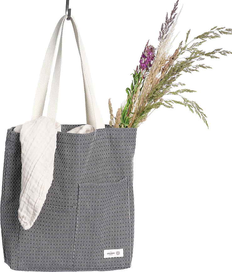 Sac fourre-tout Piqué graphite