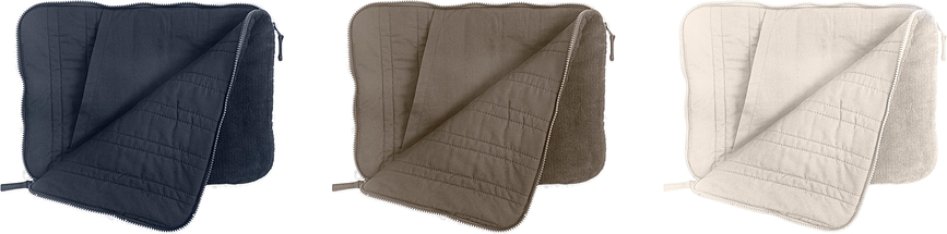 The Organic Company Housse pour Ordinateur Portable 11 pouces, bleu marine