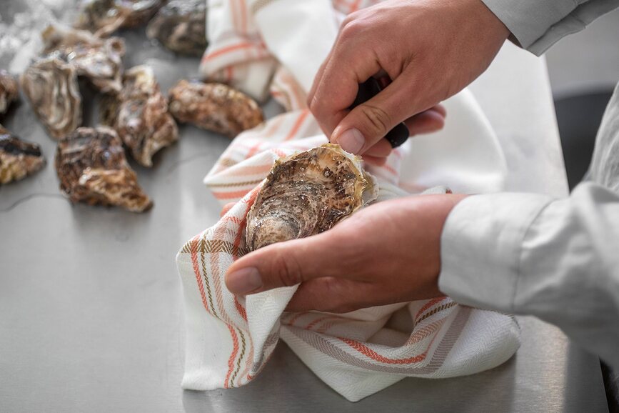 The Organic Company Πετσέτα Κουζίνας, 53 x 86 εκ., μαύρη