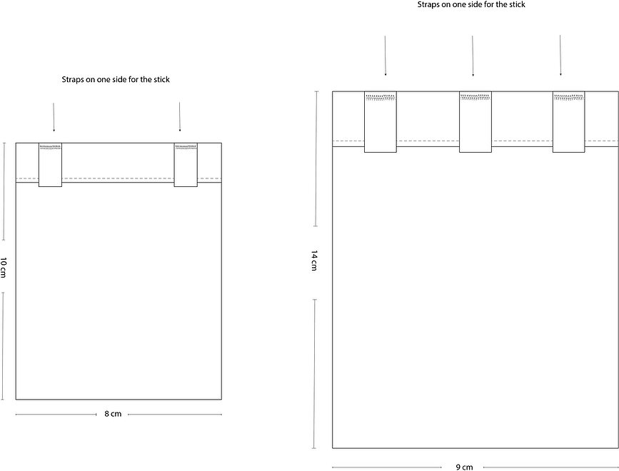 The Organic Company Σακουλάκια Τσαγιού, S/M, 3 τμχ