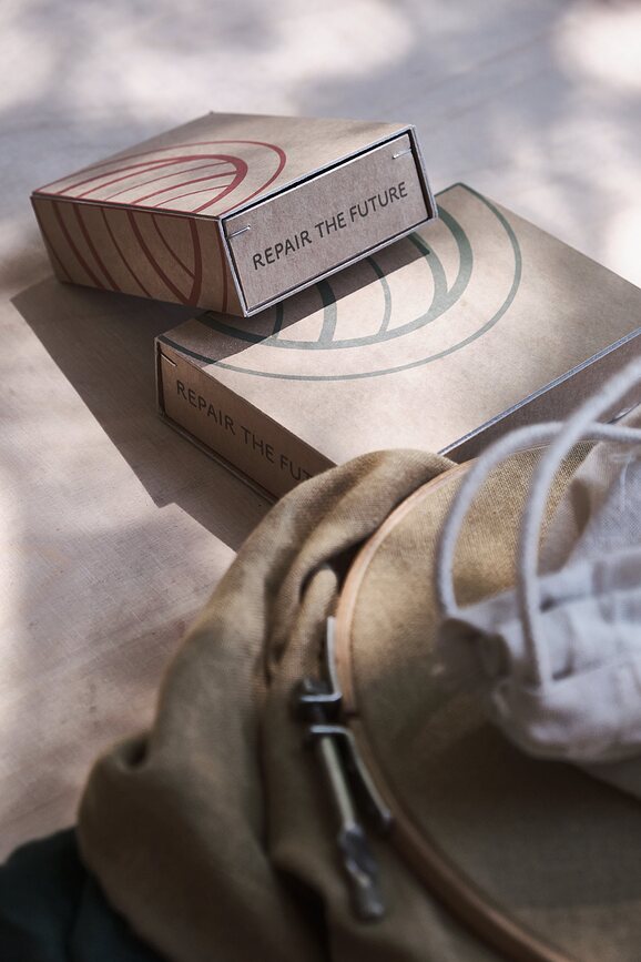 The Organic Company Set za popravilo, zemeljske barve