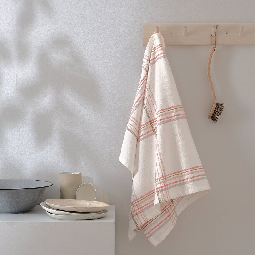 The Organic Company Torchon de Cuisine 53 x 86 cm, noir