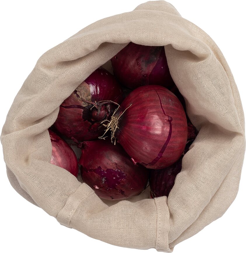 The Organic Company Vrečka za zelenjavo ali sadje, velikost M, svetlo bež