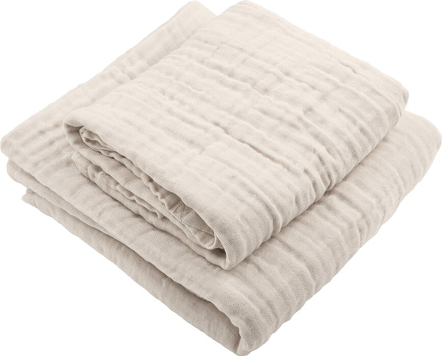 Toallas Fine, gris beige, 2 unidades