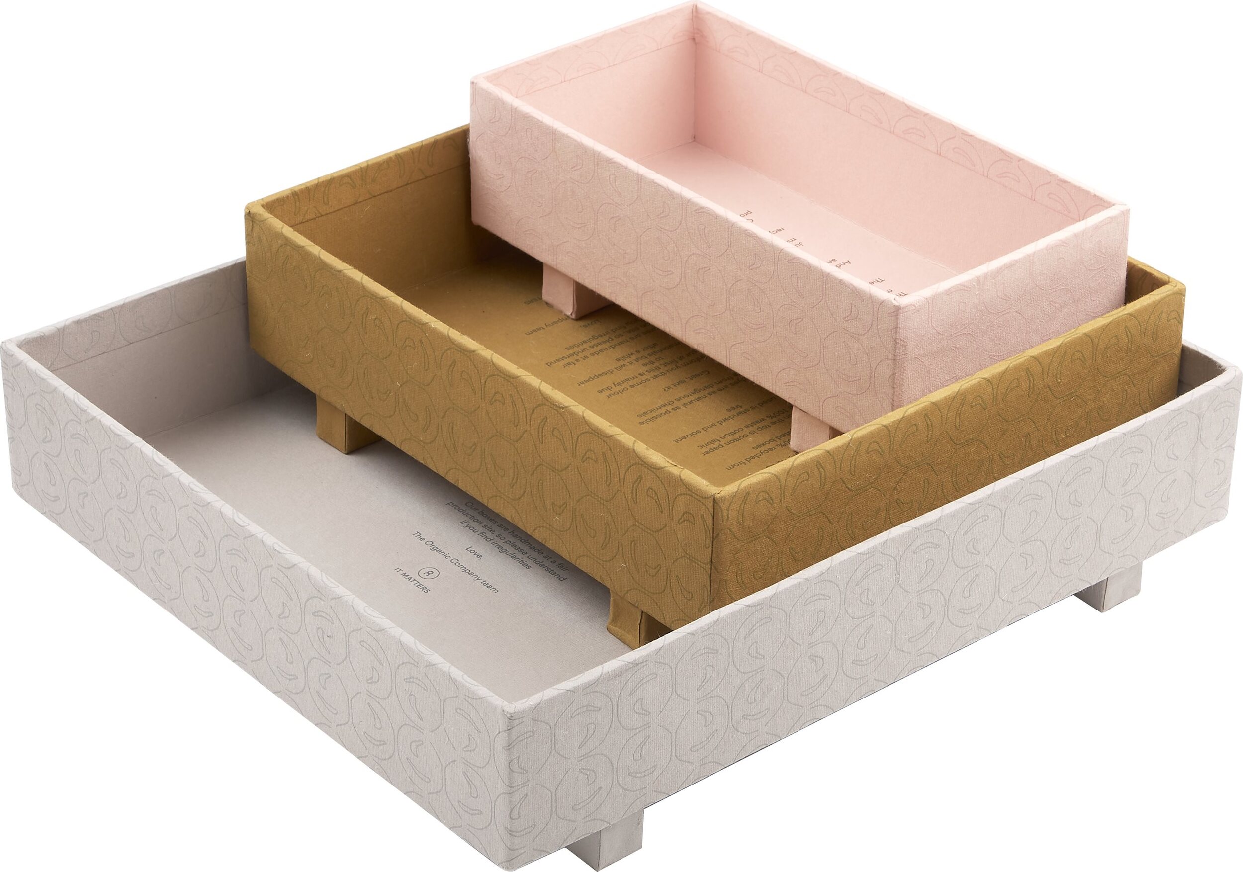 Totoru Organizer beige-rosa 3 St.